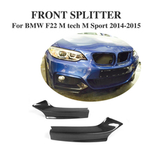 F22 Carbon Fiber Front Bumper Splitter Flaps Cupwings Fit for BMW M235i M240i F22 M Sport Coupe & Convertible 2014-2017 2024 - buy cheap