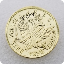 1755 Rusia-imperio 5 rublos-Elizaveta copia moneda envío gratis 2024 - compra barato