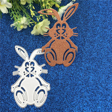 Metal Cutting Dies Rabbit Easter Bunny album Stencils for DIY Scrapbooking Album Paper Card Decorative Craft 2024 - buy cheap