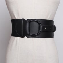 Elegant Cummerbunds Womens Elastic Stretch wide Belts Lady big Buckle Corset Waist Belts Waistband Apparel Accessories 2024 - buy cheap