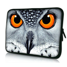 7" 10" 12" 13.3" 14" 15.6" 17.3" Owl Laptop Tablet Neoprene Sleeve Case Bag Cover Pouch for Macbook Pro Air lenovo Dell HP 2024 - buy cheap