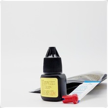 Free Shipping Black Lady Glue Eyelash Extensions fasting dry eyelash glue  low irritation fume adhesive With Sealed Bag 5ml 2024 - buy cheap