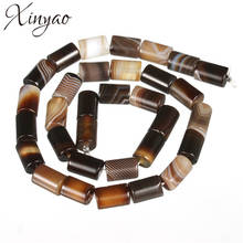 XINYAO 30pcs/lot 8*12mm Natural Tibet Agates Beads Loose Spacer Beads For Diy Jewelry Making Bracelet Necklace Findings F5410 2024 - buy cheap