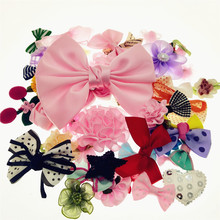 random 5pcs/lot DIY Craft Supplies Ribbon Bows Flowers Appliques Craft  Wedding Decorative Lots Mix 2024 - buy cheap