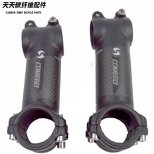 comego carbon bike stem for road mtb bicycle angle 6 degree 60-120mm  cycling parts 1-1/8 3k matte finish 2024 - buy cheap