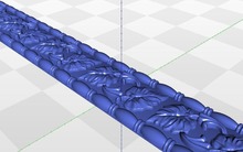 Meandr_43 formato de arquivo stl para modelo artcam de relevo cnc 2024 - compre barato