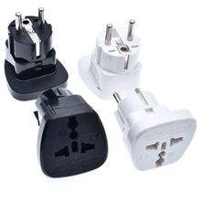 Universal US UK AU CN To EU Plug Socket Adapter Travel Wall AC Power Charger Outlet Adapter Converter extension plug 2 pcs 2024 - buy cheap
