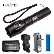 8000lumen Super  T6/L2 LED 5 modes Zoomable Tactical LED Flashlight Torch Lamp Power by AAA 18650 Rechargeable Battery 2024 - buy cheap