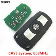 QCONTROL Car Remote Smart Key 868MHz for BMW 1/3/5/7 Series CAS3 X5 X6 Z4 Car Control Transmitter with Chip 2024 - buy cheap