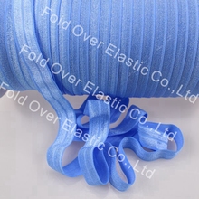 Free shipping/Top quality elastic hair tie 5/8 A3510-Slateblue solid FOE ribbon  50 yards/roll 2024 - buy cheap
