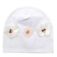 Toucas de algodão macias para bebês recém-nascidos, gorros e bonés florais, novo, 2019, primavera, fotografia, presentes 2024 - compre barato