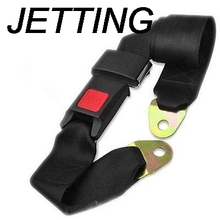 JETTING Universal Car Vehicle Seat Belt Extension Extender Strap Safety Two Point Adjustable Belt black 2024 - buy cheap
