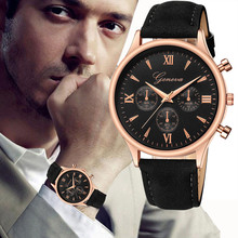 2018 бизнес часы мужские Ретро дизайн кожаный ремешок аналоговые кварцевые наручные часы Классика роскошный Спорт цифровой Relogio Masculino # W 2024 - купить недорого