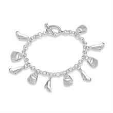 Charm chain New Arrival Silver Plated Bracelet For Women Men's Bracelet Cute Style 2024 - buy cheap