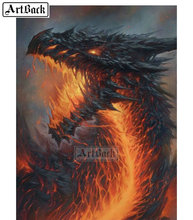 5d diamond painting fire dragon full square drill diamond cross stitch crystal mosaic embroidery home decoration gift ARD306 2024 - buy cheap