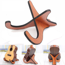 Portable Ukulele Wooden Holder Stand Collapsible Vertical Guitar Violin Display Stand Rack Accessories 2024 - buy cheap