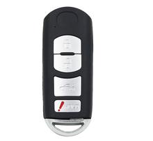 3 + 1 кнопочный смарт-ключ с дистанционным управлением чехол для Mazda M3 M6 CX-7 с аварийной вставкой чехол для ключа 2024 - купить недорого