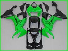 Kit de carenagem kawasaki ninja 2011, 2010, 2009, preto, verde zx10r, 08, 09, 10, 11 + personalizado, frete grátis, n89 2024 - compre barato