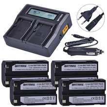 4 шт 54344 батарея + LCD быстрое двойное зарядное устройство для Trimble 29518,46607, 52030,38403, R8, 5700,5800, R6, R7, R8, R8 GNSS GPS приемник 2024 - купить недорого