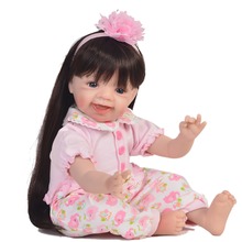 Reborn Dolls 22 Inch Baby Reborn silicone Doll  Realistic Babyalive  Doll For Girls birthday gift Bebes reborn boneca npk reborn 2024 - buy cheap