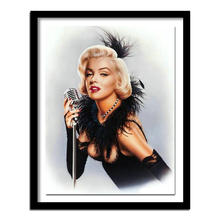 5d diy pintura diamante ponto cruz diamante completo bordado ponto moda sexy rainha marilyn monroe pintura de parede artes 2024 - compre barato