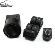 3Pcs New Power Window Headlight Mirror Switch Button For AUDI A4 S4 B6 8E0 959 851 8E0 941 531 4F0 959 565 2024 - buy cheap