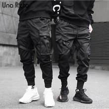 Pantalones de Una Reta para hombre, de estilo bombacho pantalón de chándal, japonés, ajustado, Hip Hop, ropa de calle 2024 - compra barato