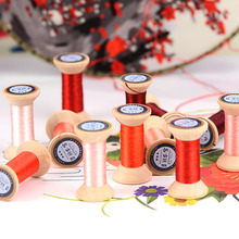 20m red Suzhou DIY Common Color Silk Line Branch Manual Spiraea Embroidery thread 2024 - buy cheap