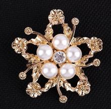 Pearl Pentagram Brooch Jewelry For Women/men Fashion Jewelry Brooch Pins Metal Scarf Wedding Gift Diy Jewellery Accessories 2024 - buy cheap