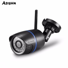 AZISHN  720P 960P 1080P Wireless WIFI IP Camera 24IR LED IR Cut Filter P2P Bullet Outdoor Camera With SD Card Slot Yoosee 2024 - buy cheap