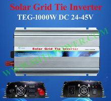 Mppt dc 24 - 45 v para ac 90 - 130 v 190 - 260 v 1000 w em grade solar power inverter 2024 - compre barato