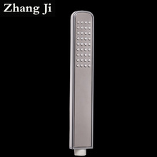 Zhangji-Cabezal de ducha Tipo barra, boquilla de ducha con cubierta plateada, ahorro de agua, color blanco, cromado, alcachofa de ducha de mano ABS elegante 2024 - compra barato