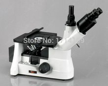 Inverted Microscope-AmScope Supplies 40X-1000X Infinity Polarizing Inverted Metallurgical Microscope + 10MP 2024 - buy cheap