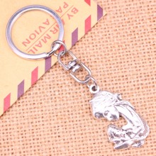 20pcs New Fashion Keychain 37*20 mm mother hold son Pendants DIY Men Jewelry Car Key Chain Ring Holder Souvenir For Gift 2024 - buy cheap
