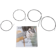 4 Pçs/set Preto Parte Substituição Para Instrumento De Cordas Ukulele Cordas de Nylon Preto 2024 - compre barato