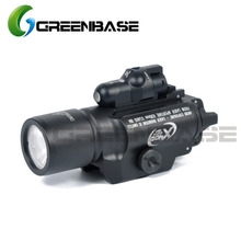 Greenbase Tactical SF X400 Red Laser Sight Light Gun Flashlight LED White Light / Red Laser / Laser Combo Flashlight for Hunting 2024 - buy cheap