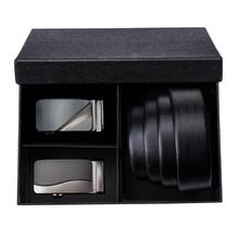 Barry.Wang PG-09 New Arrival Designer Mens Belt 2PC Automatic Buckle High Quality Luxury Leather Belt For Men Business Party 2024 - buy cheap