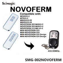 NOVOFERM Mini-Novotron 522 дизайн гаражный пульт дистанционного управления портативный передатчик рулонный код 433,92 МГц, брелок-контроллер 2024 - купить недорого