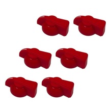 NEW 6PCS Guitar Chicken Head Knob Red Amplifier Amp Effect Pedal Knobs Plastic Guitar Accessories 2024 - buy cheap