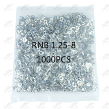 1000PCS RNB1.25-8 Non-insulated ring terminal electrical wire crimp naked connector AWG 22-16 2024 - buy cheap