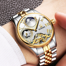 Switzerland BINGER Luxury Brand Tourbillon Automatic Watch Men Luxury Diamond Mechanical Watches Mens Clock erkek kol saati 2024 - buy cheap