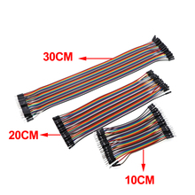 10CM 20CM 30CM 40PIN Rainbow Cable Dupont Line Male Female Head Bridle Jumper Wire Connecting Breadboard For Arduino PCB DIY KIT 2024 - buy cheap