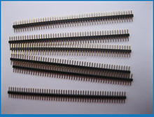 60 pcs Gold Plated 1.0mm Breakable Pin Header 1x50 50pin Male Single Row Strip 2024 - buy cheap