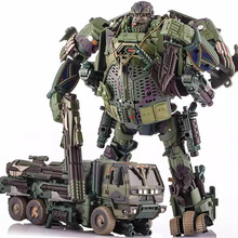 Трансформер Hound WJ, металлическая фигурка модели грузовиков игрушки, подарок для мальчика, робот-автомобиль-трансформер 8026 2024 - купить недорого
