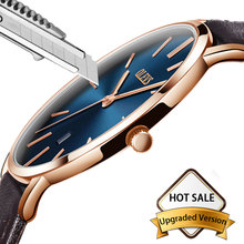 Reloj de pulsera de cuarzo para hombre, cronógrafo deportivo de cuero, resistente al agua, con fecha automática, marca de lujo famosa 2024 - compra barato