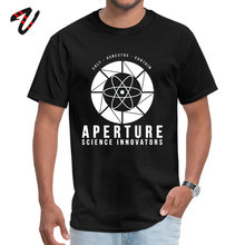 Portal Aperture Science Pure Godfather T-shirts for Men Jojo Bizarre Adventure Tops T Shirt Faddish Summer Fall Tee-Shirt 2024 - buy cheap