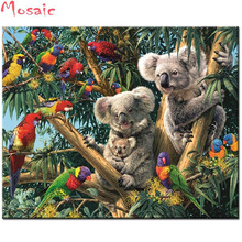 diy diamond embroidery Koala and parrot 5d diamond painting full square/round cross stitch mosaic picture of rhinestones home d 2024 - buy cheap