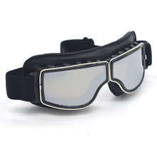 Черные очки с линзами, винтажные очки Второй мировой войны для мотоциклистов, байкеров и шлемов Harley 2024 - купить недорого