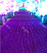 10-метровый розовый красный длинный дешевый цветочный VIP свадебный реквизит для прохода ковровая дорожка для церкви Свадебная сцена Т-станция ковер оптовая продажа 2024 - купить недорого