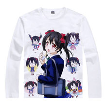 love live T-Shirt Honoka Kosaka Shirt Fashion printed Long t-shirts Anime Collection kawaii Long sleeves shirts Japanese Anime A 2024 - buy cheap